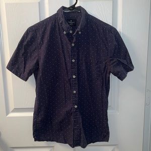 American Eagle Mens short sleeve button-up shirt
